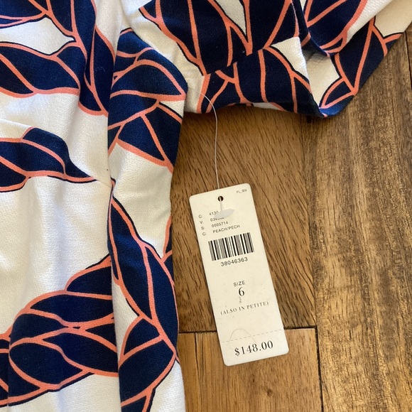 NWT Anthropologie Maeve bow back nautical rope shift dress size 6 - Picture 3 of 11